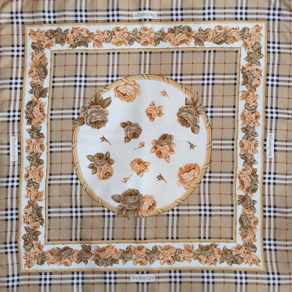 Burberrys vintage silk scarf - Picture 1 of 12